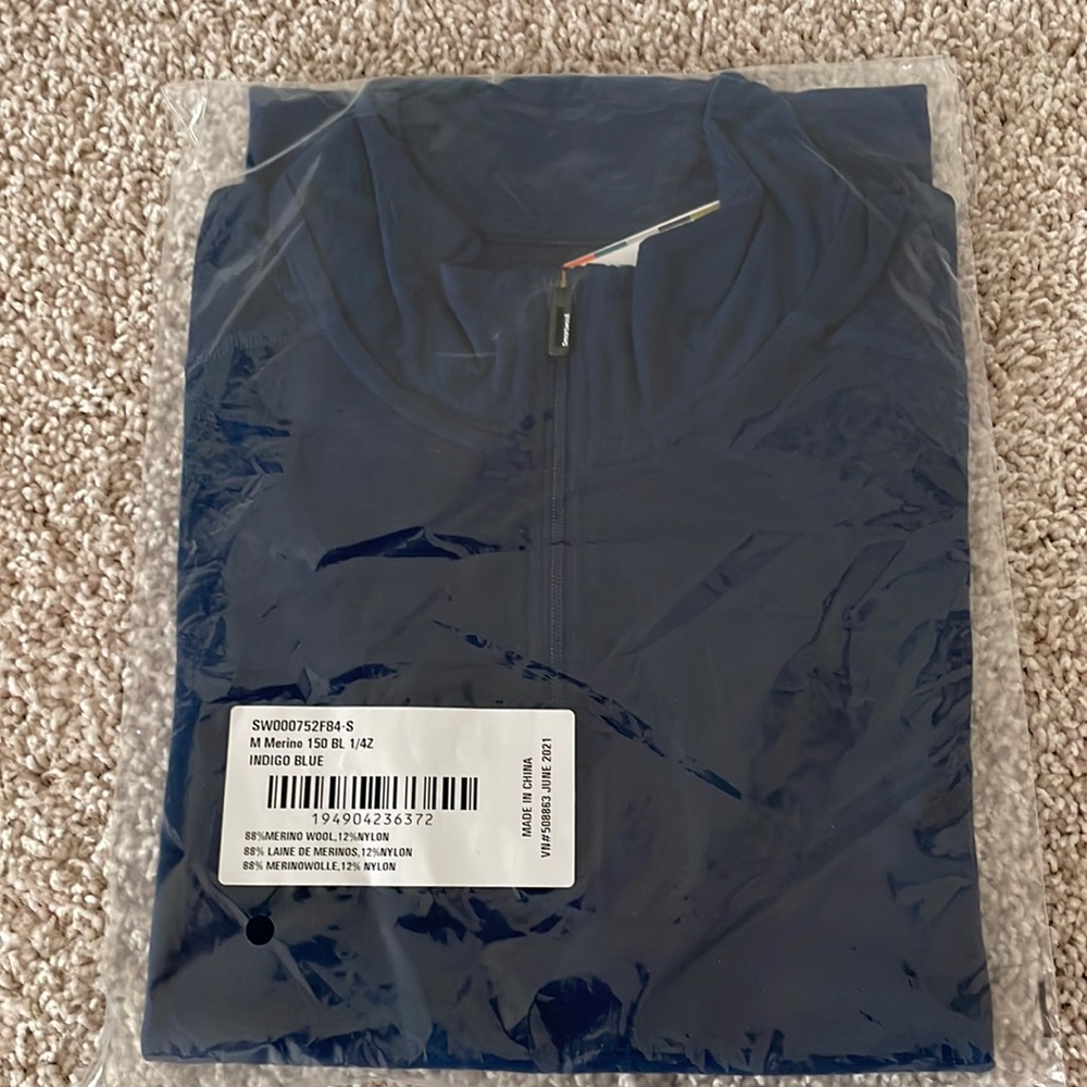 Smartwool Merino Base Layer 150 1/4 zip - brand new with tags - never opened